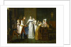 Marie-Louise of Austria Bidding Farewell to her Family in Vienna, 13th March 1810 by Pauline Auzou