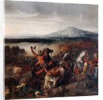 Roger I of Sicily at the Battle of Cerami in 1061 by Prosper Lafaye