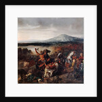 Roger I of Sicily at the Battle of Cerami in 1061 by Prosper Lafaye