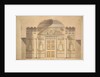 Elevation of the Mirror Wall in the Jasper Study of the Agate Pavilion at Tsarskoye Selo by Charles Cameron