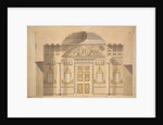 Elevation of the Mirror Wall in the Jasper Study of the Agate Pavilion at Tsarskoye Selo by Charles Cameron