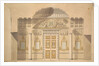 Elevation of the Mirror Wall in the Jasper Study of the Agate Pavilion at Tsarskoye Selo by Charles Cameron