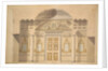 Elevation of the Mirror Wall in the Jasper Study of the Agate Pavilion at Tsarskoye Selo by Charles Cameron