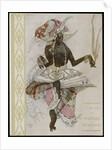 Title page of Souvenir program for Ballets Russes by Léon Bakst