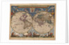 Double hemisphere map of the World by Joan Blaeu
