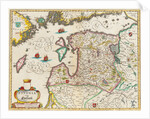 Livonia Map, Vulgo Lyefland, Atlas Maior by Joan Blaeu