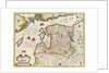 Livonia Map, Vulgo Lyefland, Atlas Maior by Joan Blaeu