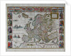 Europe Map by Joan Blaeu