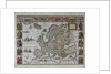 Europe Map by Joan Blaeu
