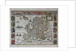 Europe Map by Joan Blaeu