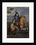 Equestrian portrait of Louis XIV at the Siege of Namur by Pierre Mignard