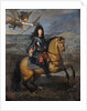 Equestrian portrait of Louis XIV at the Siege of Namur by Pierre Mignard
