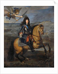 Equestrian portrait of Louis XIV at the Siege of Namur by Pierre Mignard