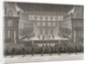 Jean-Baptiste Lullys opera Alceste being performed in the marble courtyard at the Palace of Versail by Jean Le Pautre