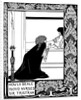 How La Beale Isoud Nursed Sir Tristram. Illustration to the book Le Morte dArthur by Sir Thomas M by Aubrey Beardsley