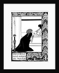 How La Beale Isoud Nursed Sir Tristram. Illustration to the book Le Morte dArthur by Sir Thomas M by Aubrey Beardsley
