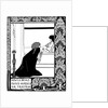 How La Beale Isoud Nursed Sir Tristram. Illustration to the book Le Morte dArthur by Sir Thomas M by Aubrey Beardsley
