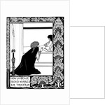 How La Beale Isoud Nursed Sir Tristram. Illustration to the book Le Morte dArthur by Sir Thomas M by Aubrey Beardsley
