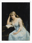 Young Woman Reading by Maria Konstantinovna Bashkirtseva