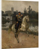 Equestrian portrait of the Emperor Alexander III at Gatchina by Nikolai Gustavovich Schilder