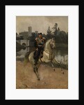 Equestrian portrait of the Emperor Alexander III at Gatchina by Nikolai Gustavovich Schilder