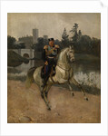 Equestrian portrait of the Emperor Alexander III at Gatchina by Nikolai Gustavovich Schilder
