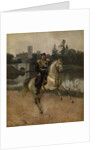 Equestrian portrait of the Emperor Alexander III at Gatchina by Nikolai Gustavovich Schilder