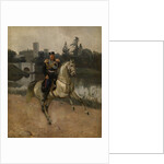 Equestrian portrait of the Emperor Alexander III at Gatchina by Nikolai Gustavovich Schilder