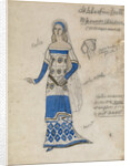Costume design for the play The Martyrdom of St. Sebastian by Gabriele DAnnuzio by Léon Bakst