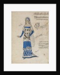 Costume design for the play The Martyrdom of St. Sebastian by Gabriele DAnnuzio by Léon Bakst