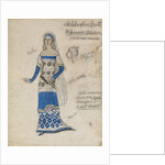 Costume design for the play The Martyrdom of St. Sebastian by Gabriele DAnnuzio by Léon Bakst