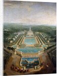 General view of the chateau and gardens at Marly, around 1724 by Pierre-Denis II Martin