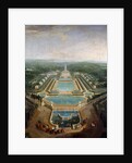 General view of the chateau and gardens at Marly, around 1724 by Pierre-Denis II Martin