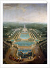 General view of the chateau and gardens at Marly, around 1724 by Pierre-Denis II Martin