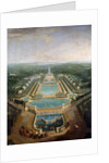 General view of the chateau and gardens at Marly, around 1724 by Pierre-Denis II Martin