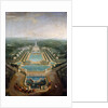 General view of the chateau and gardens at Marly, around 1724 by Pierre-Denis II Martin