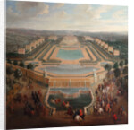 General view of the chateau and pavilions at Marly by Pierre-Denis II Martin