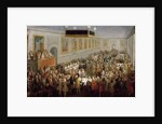 Feast given after the Coronation of Louis XV at the Palais Archiepiscopal in Rheims, 25th October 17 by Pierre-Denis II Martin