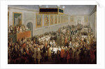 Feast given after the Coronation of Louis XV at the Palais Archiepiscopal in Rheims, 25th October 17 by Pierre-Denis II Martin
