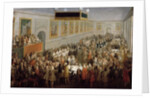 Feast given after the Coronation of Louis XV at the Palais Archiepiscopal in Rheims, 25th October 17 by Pierre-Denis II Martin