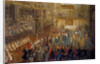 The coronation of Louis XV in the Rheims Cathedral, 25 October 1722 by Pierre-Denis II Martin