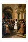 The election of Godfrey of Bouillon as the King of Jerusalem on July 23, 1099 by Federico de Madrazo y Kuntz