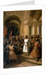The election of Godfrey of Bouillon as the King of Jerusalem on July 23, 1099 by Federico de Madrazo y Kuntz