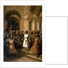 The election of Godfrey of Bouillon as the King of Jerusalem on July 23, 1099 by Federico de Madrazo y Kuntz