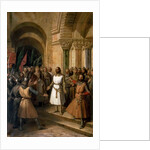 The election of Godfrey of Bouillon as the King of Jerusalem on July 23, 1099 by Federico de Madrazo y Kuntz