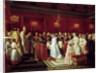 Marriage of Princess Victoria of Saxe-Coburg and Prince Louis, Duke of Nemours at Saint-Cloud, 27 Ap by Henri Félix Emmanuel Philippoteaux