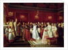 Marriage of Princess Victoria of Saxe-Coburg and Prince Louis, Duke of Nemours at Saint-Cloud, 27 Ap by Henri Félix Emmanuel Philippoteaux