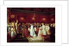 Marriage of Princess Victoria of Saxe-Coburg and Prince Louis, Duke of Nemours at Saint-Cloud, 27 Ap by Henri Félix Emmanuel Philippoteaux