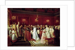 Marriage of Princess Victoria of Saxe-Coburg and Prince Louis, Duke of Nemours at Saint-Cloud, 27 Ap by Henri Félix Emmanuel Philippoteaux