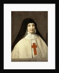 Portrait of Angélique Arnauld, Abbess of the Abbey of Port-Royal by Philippe de Champaigne